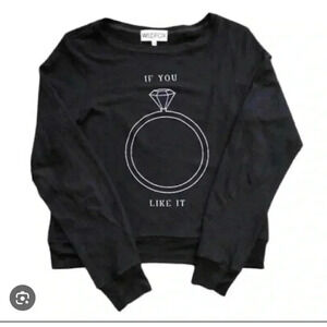 Wildfox microfleece pullover NWOT